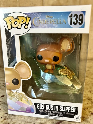 Funko Pop Disney's Cinderella #139 Gus Gus Mouse in Slipper Hot Topic Exclusive