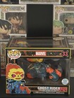 Funko Pop Marvel Blacklight Ghost Rider Rides 33 Spiderman Iron Man Thor