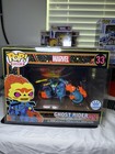 Marvel Ghost Rider Pop Rides (Blacklight) Exclusive Funko Pop! #33 W Protector