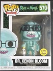 Funko Pop! Vinyl Rick and Morty Dr. Xenon Bloom #570 Glow in the Dark Figure
