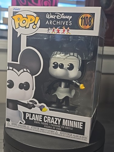 Funko Pop! Vinyl: Disney - Plane Crazy Mickey (Black & White) #797 & Minnie 1108