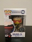 Brand New MIB Funko Pop! Overwatch #96 Soldier 76 Gold Blizzard Store Exclusive