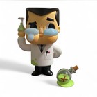 Authentic Powerpuff Girls Cry Baby Pop Mart Blind Box The Professor New