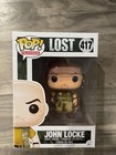 Funko Pop! Television Lost #417 John Locke RARE w Protector FREE SAFE SHIPPING