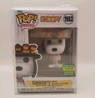 Funko Pop! SDCC 2024 Snoopy With Beagle Scouts #1553 New Sealed + Protector Box
