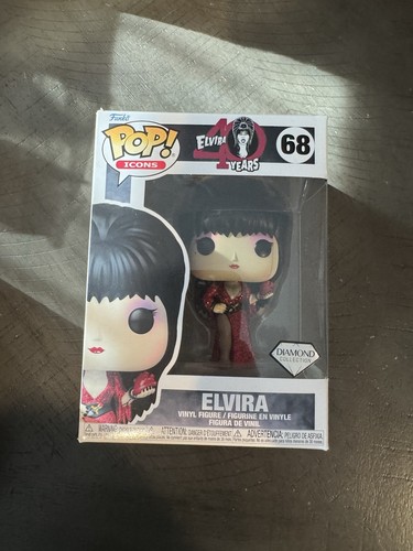 Funko Pop! Vinyl: Mistress of the Dark (Elvira) Figure #375 Rare In Box