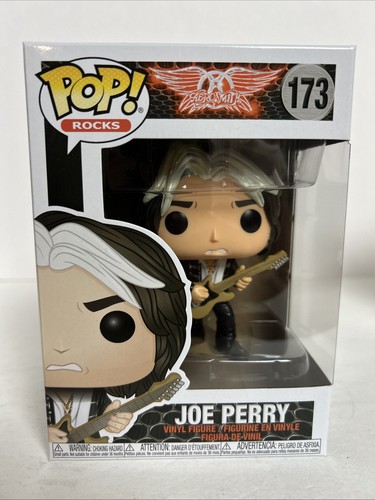 Funko POP! Rocks: Aerosmith - Joe Perry #173 Vinyl Figure W/Protector