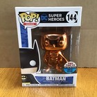 Funko POP! DC Super Heroes 2018 Orange Chrome Batman #144 NYCC FALL CONVENTION
