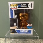 Funko Pop! Batman #144 Orange Chrome Toy Tokyo NYCC With Protector.