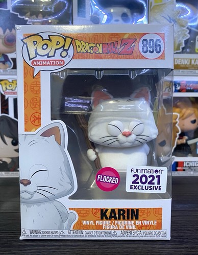 Funko Pop! Dragonball Z #896 Karin Flocked Funimation 2021 Exclusive W/Protector