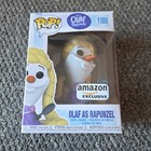 Funko Pop! Disney Olaf As Rapunzel Amazon Exclusive #1180 Presents Tangled