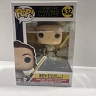 Funko Pop Star Wars Rey Yellow Lightsaber Vinyl Figure #432