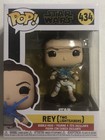 New Funko Pop Star Wars Rey (Two Lightsabers) Bobble-Head Figure #434 *NIB*