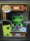 Funko Pop! Marvel Avengers Hulk #822 Black Light Funko Shop Exclusive +Protector