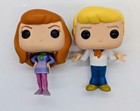 Funko Pop! Scooby-Doo! Daphne #152 (2016)  & Fred #153 Vinyl Figures Vaulted TV