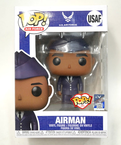 New Funko Pop! Male U.S. Air Force USAF Airman Proud Vinyl Figurine Blue Uniform