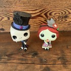 Funko Pop! - Dapper Jack Skellington #226 & Sally #313 OOB Glitter