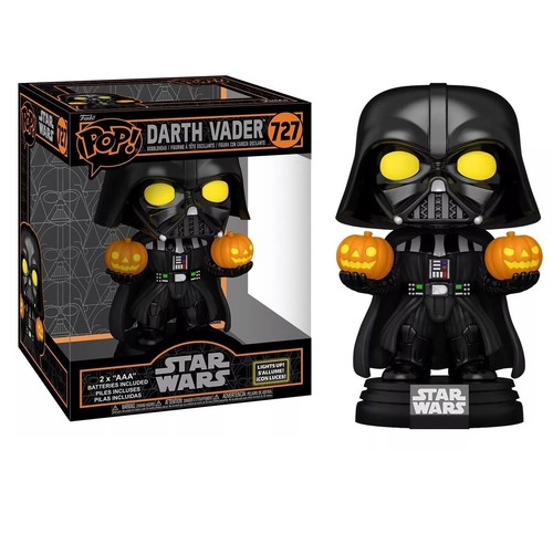 Super Funko Pop! Star Wars Darth Vader Halloween Light Up Figure #727