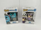 2 Disney Pixar Monsters Inc Funko Pop Sulley #1156 & # Boo #1153