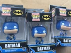 2 NEW DC Comics Batman Funko Pocket Pop! Keychain, Classic Blue