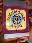 2008 Schylling SOCK MONKEY Jack In The Box MUSICAL Pop Goes Weasel TOY