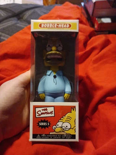 2009 FUNKO POP WACKY WOBBLER THE SIMPSONS GRAMPA SIMPSON SERIES 5 BOBBLEHEAD New