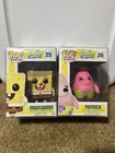 2012 SpongeBob SquarePants SpongeBob Funko 25 And Patrick Funko 26 Combo