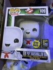 2014 Funko Pop SDCC GITD Stay Puft Marshmallow Man Limited damage