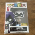 2014 FUNKO POP TELEVISION TEEN TITANS GO WHITE RAVEN HOT TOPIC EXCLUSIVE #108