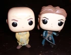 2018 FUNKO POP VINYL FIGURE #66 & 68 GAME OF THRONES: YARA GREYJOY: LORD VARYS