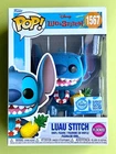 2025 Funko Pop! ORIGINAL Lilo & Stitch LUAU STITCH #1567 FLOCKED Special Edition