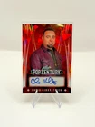 2025 Leaf Pop Century Red Crystal Chris Kirkpatrick 1/2 Autograph - NSYNC