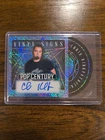 2025 Leaf Pop Century Shimmer Vinyl Signs Chris Kirkpatrick 4/7 Auto NSYNC Card