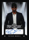 2025 Leaf Pop Century Silver Nathan Morris Auto Autograph 6/25 BOYZ II MEN