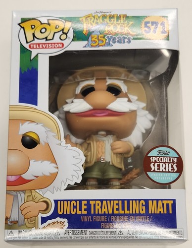 Funko Pop Vinyl Fraggle Rock Uncle Traveling Matt 571 Specialty Series Protector