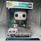 Funko PopDisney Jack Skellington with Zero #809 10 in