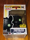 Funko Pop 100 Toothless How To Train Your Dragon 2 Hot Topic Exclusive Metallic