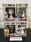 Funko Pop! #558 Boba Fett, #557 Stormtrooper, #275 R2-D2, #276 C-3PO (Star Wars)