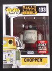 FUNKO POPS! STARWARS REBELS CHOPPER 2017 GALACTIC CONVENTION EXCLUSIVE #133