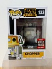 Funko POP! Star Wars Rebels Chopper #133 2017 Galactic Con Exclusive + PROTECTOR