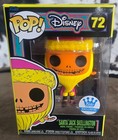 🎅 RARE! Funko POP! Santa Jack Skellington #72 - Black Light - Funko Exclusive!