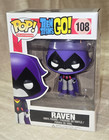 Funko POP Teen Titans Go RAVEN 108 Vinyl Figure Original Vaulted Retired DC