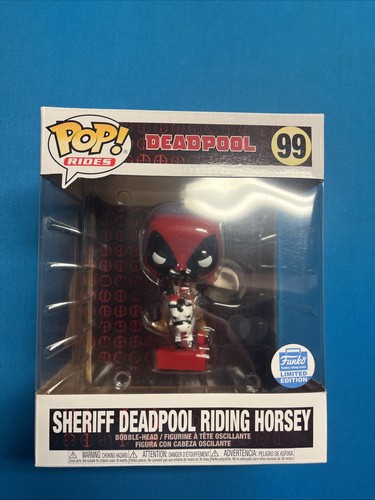 Funko Pop! Rides: Marvel - Sheriff Deadpool Riding Horsey Funko (Exclusive) #99