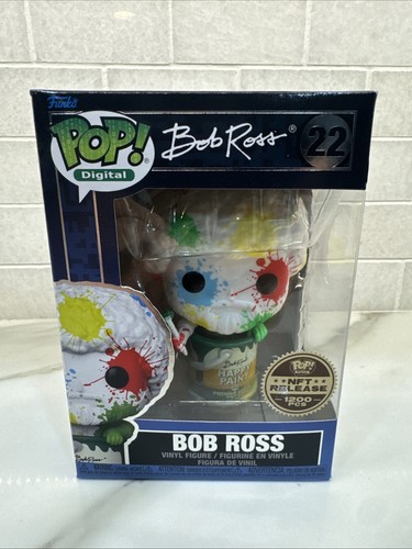 Funko Pop! Digital - Bob Ross In Paint Can #22 Legendary LE 1200 PCS See Photos