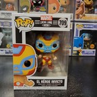 Funko Pop! Marvel Lucha Libre El Heroe Invicto #709 Bobblehead With Protector