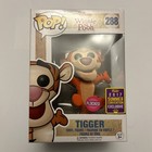 Funko Pop! Tigger #288 Convention 2017 Flocked SDCC Disney Winnie Pooh Rare New