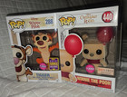 Disney Funko Pop TIGGER 288 & WINNIE POOH 440 Flocked Summer Convention Boxlunch
