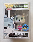 Funko Pop! Animation Rick and Morty Snowball #178 Flocked LA Comic Con Exclusive