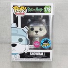Funko Pop Rick and Morty Snowball Flocked #178 La Comic Con Hot Topic Exclusive
