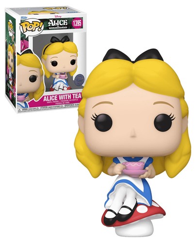 Funko POP! Disney Alice In Wonderland #1395 Alice With Tea - New, Mint Condition